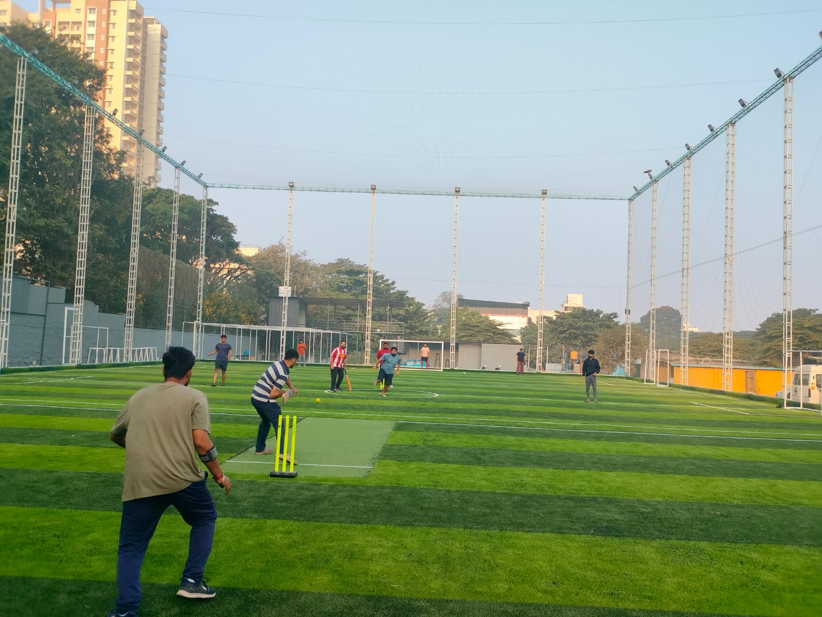 Box cricket court in Bangalore